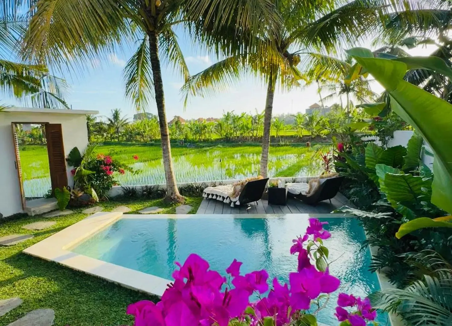 Villa Amara De\'Vue Rice-Field Panoramic View W Pool Ig location